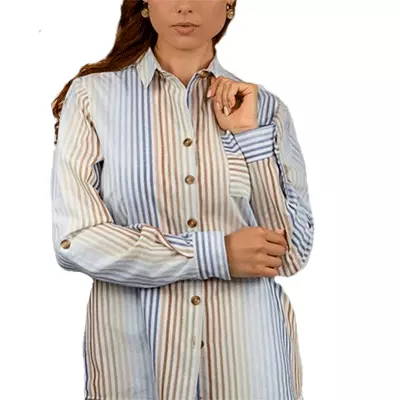 Camisa informal mujer de rayas